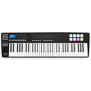 61-sleutel USB MIDI Toetsenbordcontroller 8 RGB Kleurrijke Verlichte Trigger Pad Met USB Kabelboardinstrument digitale piano