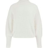 Trui - Pluizig Garen - Korte Col - Lange Mouwen - Relaxed Fit