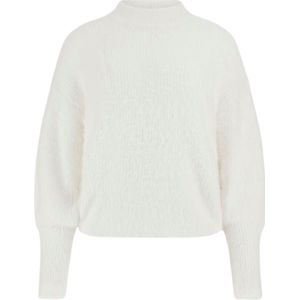 Trui - Pluizig Garen - Korte Col - Lange Mouwen - Relaxed Fit