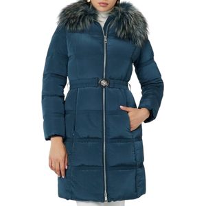 Guess - Dames Parka Jas - Blauw - 100% Polyester