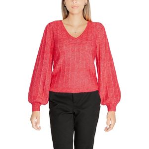 Guess - V-hals Knitwear - Rood - Acryl/Wol/Polyester/Spandex