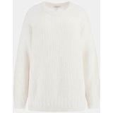 Trui - Lichtblauw - Gemengde Wol - Ronde Hals - Lange Raglanmouwen