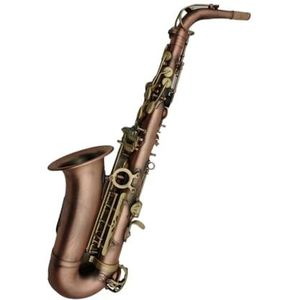 saxofoon kit Eb Altsaxofoon Rood Brons Bend E Flat Muziekinstrument