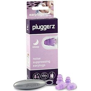 Pluggerz oordoppen Sleep - 2-paar (S/M M/L) - Herbruikbaar - Zacht & comfortabel - Gefilterd - 27 dB - Slapen - Voorkomt irritatie van snurken - Concentratie - Nachtrust - Festival