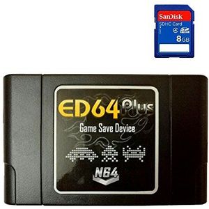 Everdrive N64 ED64 PLUS + Carte Sd 8go - NINTENDO 64 FLASH CART - PAL/NTSC