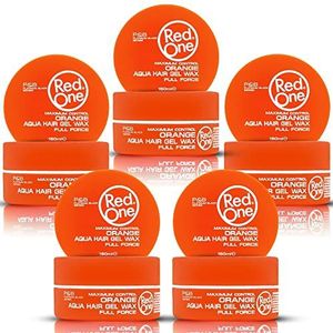 Red One Orange Aqua Hair Gel Wax - 150ml (5 stuks aanbieding)