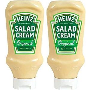 Heinz Salade Crème 'Original Tangy Taste' Deliciously Zingy 605g, de meest geliefde sauzen van Groot-Brittannië, Pak van 2