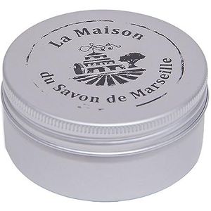 La Maison du Savon de Marseille - Solid Shampoo Bar Zeepetui - Veilig en duurzaam metalen blik met schroefdeksel - Doucheopslag en zeephouder voor op reis - Houdt 100 g Shampoo Bar
