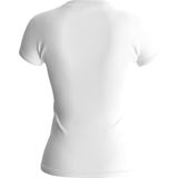 Guess SS RN Satin Triangle Tee Dames T-Shirt - Wit