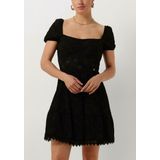 Guess - Ss Clio Flare Midi Dress - Jurk - Zwart -