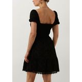 Guess - Ss Clio Flare Midi Dress - Jurk - Zwart -