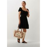 Guess - Ss Clio Flare Midi Dress - Jurk - Zwart -