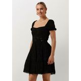 Guess - Ss Clio Flare Midi Dress - Jurk - Zwart -