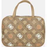 Guess Travel Case Dames Beautycase - Brown Multi - One Size