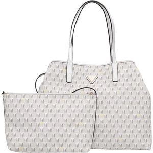Guess Vikky II Large Tote stone logo