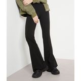 Hardloopschoenen - Imitatieleer - Zwart - Vetersluiting - Rubber Zool