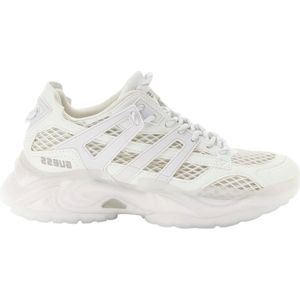 Guess - Belluna - Dames Sneakers - Wit - Textiel