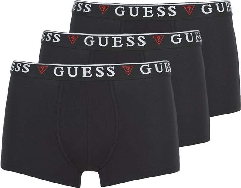 Guess - Cotton Stretch - Boxer Brief - Zwart - 95% Katoen, 5% Elastaan