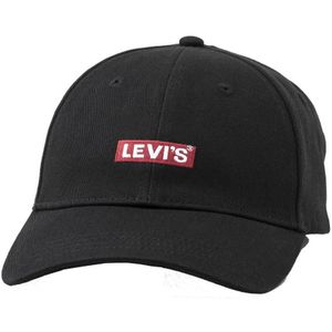 Levi´s Pet Baby Tab Logo Cotton Baseball Cap Katoen Pet Regular Black One Size, Normaal zwart