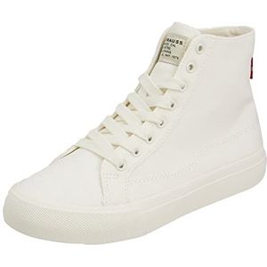 LEVI'S Decon Mid S Sneakers voor dames, Briljant Wit, 37 EU