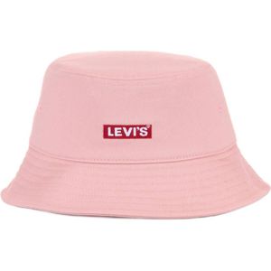 Levi's bucket hat met logo lichtroze