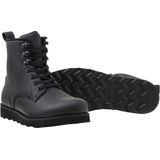 Levi's - Darrow Enkellaarsjes - Zwart - Leer - Textiel Voering - Rubber Zool