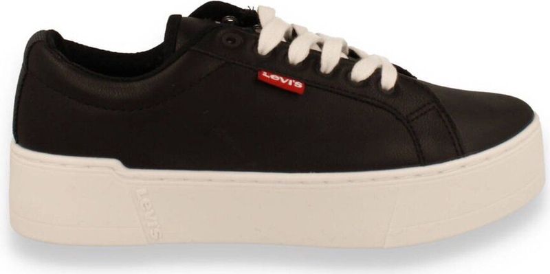 Sneakers met plateauzool Tijuana 2.0 LEVI'S. Polyurethaan materiaal. Maten 39. Zwart kleur