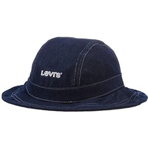 Levi's Denim Bucket Hoed Unisex, Blauwe jeans