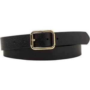 Levi's Dames Mid-Width Center Bar Belt Dames, Regular Black, 80