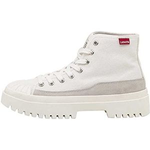 Levi's Patton S Sneakers voor dames, Briljant Wit, 39 EU