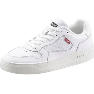 Levi's Glide Sneakers voor heren, Regular White, 43 EU