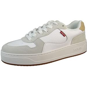 Levis Footwear and Accessories Glide, Herensneakers, Offwhite, 40 EU, Wit, 40 EU