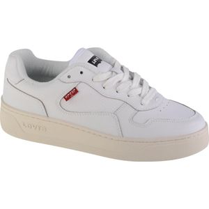Levi's - Glide S - Sneakers - Regular White - Zacht Leer - Rubberen Buitenzo