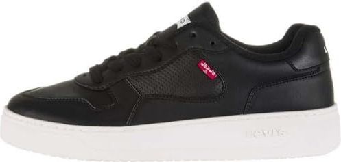 Levi's - Glide S - Damessneakers - Zwart - Leer - Rubberenzool - Gerecycled