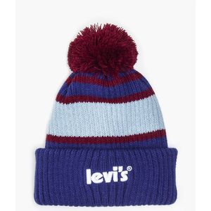 Levi's Levis Footwear and Accessories Holiday Beanie Hoed, Dark Blue, One Size Unisex