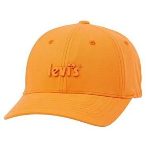 Levi's Dames Poster Flex Fit Cap Dames, Regular Oranje, One Size