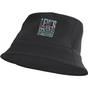 Levi's Levis Footwear and Accessories 501 Graphic Bucket Hoed Headgear, Regular Black, S Unisex, Regular Black, S