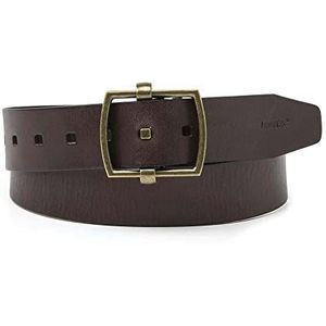 Levi's Unisex Chunky Center Bar BELTS bruin, Eén maat EU, bruin, één maat, Bruin