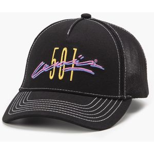 Levi's 501 Graphic Cap Ov 501 Graphic Cap Ov Heren, DULL ZWART, Eén maat