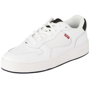 Levi's Glide Sneakers voor heren, Regular White, 45 EU