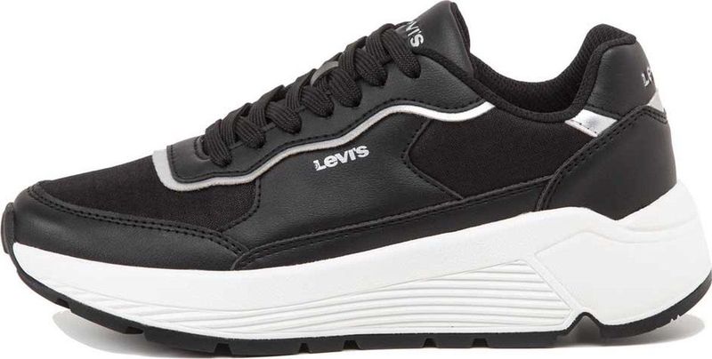 Sneakers Wing LEVI'S. Polyurethaan materiaal. Maten 36. Zwart kleur