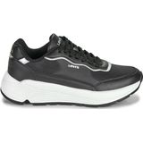 LEVI'S - Wing - Sneakers - Zwart - Polyurethaan