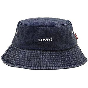 Levi's Essential Bucket Hat ESSENTIAL BUCKET HAT Uniseks, Blauwe jeans