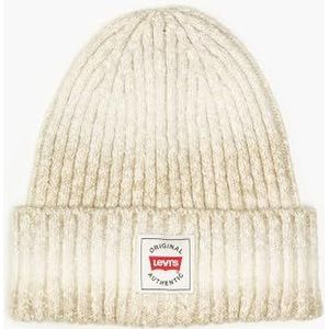 Levi's Holiday Batwing Beanie voor heren, Regular White, One size