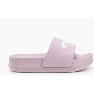 Levi's - June S Bold Padded Slippers - Slides - Zwart - 100% Polyester