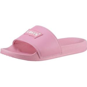 Slippers June Batwing Patch S LEVI'S. Polyurethaan materiaal. Maten 40. Roze kleur