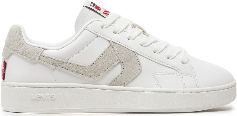 LEVI'S - Swift S LEVI'S - Lage Sneakers - Wit/Parelgrijs - Polyurethaan