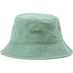 Levi's bucket hat met logo lichtgroen