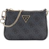 GUESS Handtas Avondtas Orlina Daily Pouch Coal Logo Antraciet