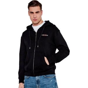 Sweatvest - Capuchon - Losse Pasvorm - Met Ritssluiting - Geribd Ceintuurtje - Kangaroo Zak